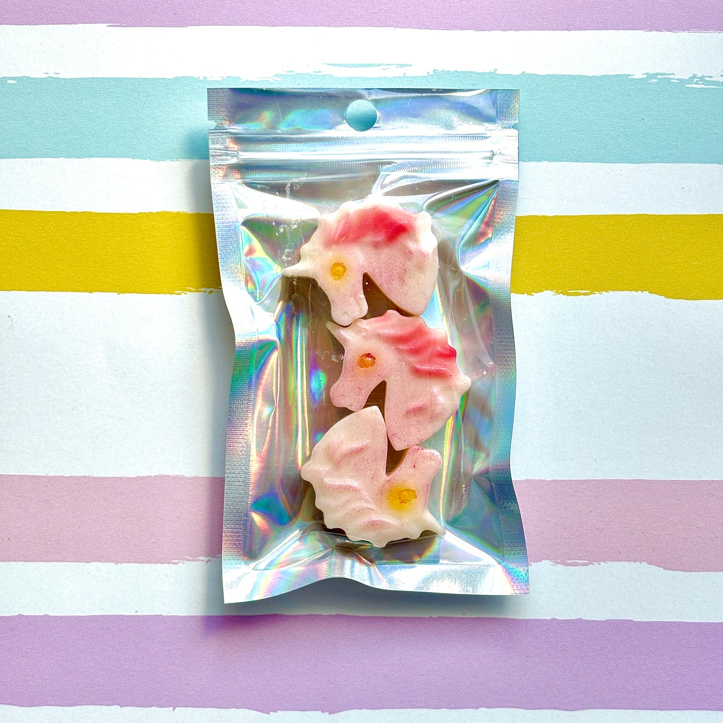 Novelty unicorn wax melts